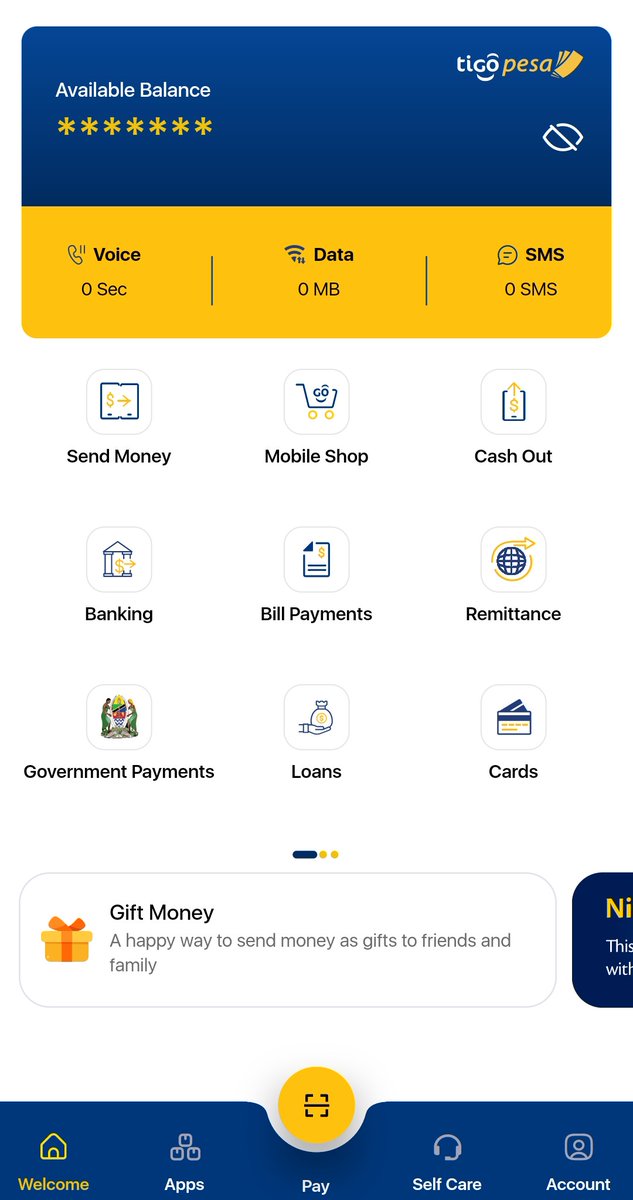 ManWolfsigma's tweet photo. New Release of @Tigo_TZZ  is SuperB , kongole kwa UX designers wao. https://t.co/TBjlz5hm2r