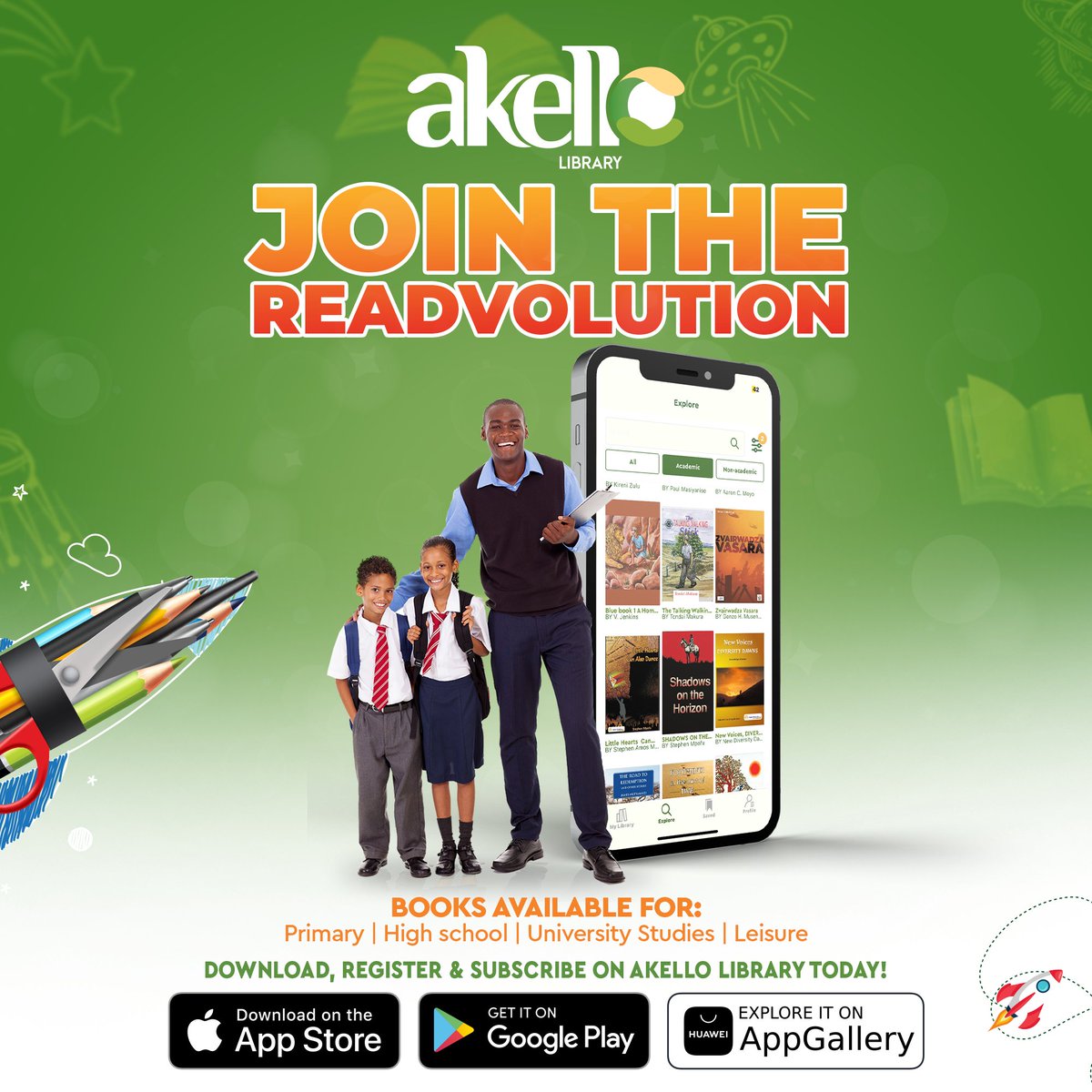 learnwithakello's tweet photo. 📚Experience the joy of reading anytime, anywhere with Akello Library!  Download the Akello App, register, subscribe and unlock a world of knowledge at your fingertips.

#AkelloLibrary
#READvolution
#BookLovers
#CommunityOfBookworms
#AkelloLibraryApp https://t.co/dUAoGIAp83