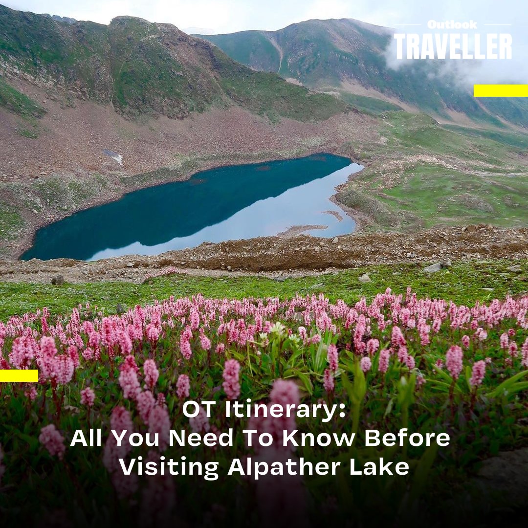 #OTItinerary | Have you heard about Kashmir's Alpather Lake? 

This small 'Frozen Lake' in Gulmarg, comes alive during the summer and freezes over from November to mid-June.

Pic credits: @jinal.inamdar

#OutlookTraveller #Kashmir #Summer #TravelGuide 

outlooktraveller.com/experiences/ad…