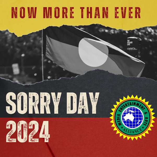 Today, we observe National Sorry Day, as we remember the Stolen Generations and the impact of past policies on Aboriginal and Torres Strait Islander peoples, MEAA stands in solidarity with First Nations communities. #SorryDay #Reconciliation #StolenGenerations #NowMoreThanEver