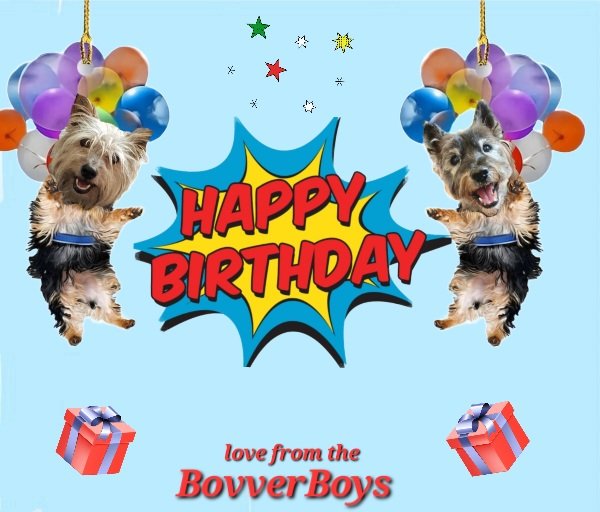Happy Birthday Yonkel 🎂 Love from Rupert and Norman xxx @Norman_Dillon1 #BovverBoys