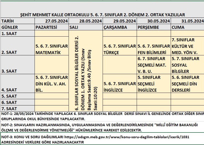 Şehit Mehmet Kalle Ortaokulu (@kallesehit) on Twitter photo 