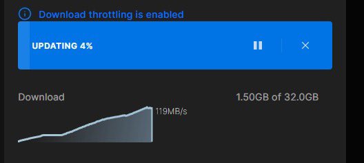 PORCO… 32GB. Già capito, Server on settimana prossima 👍🏻