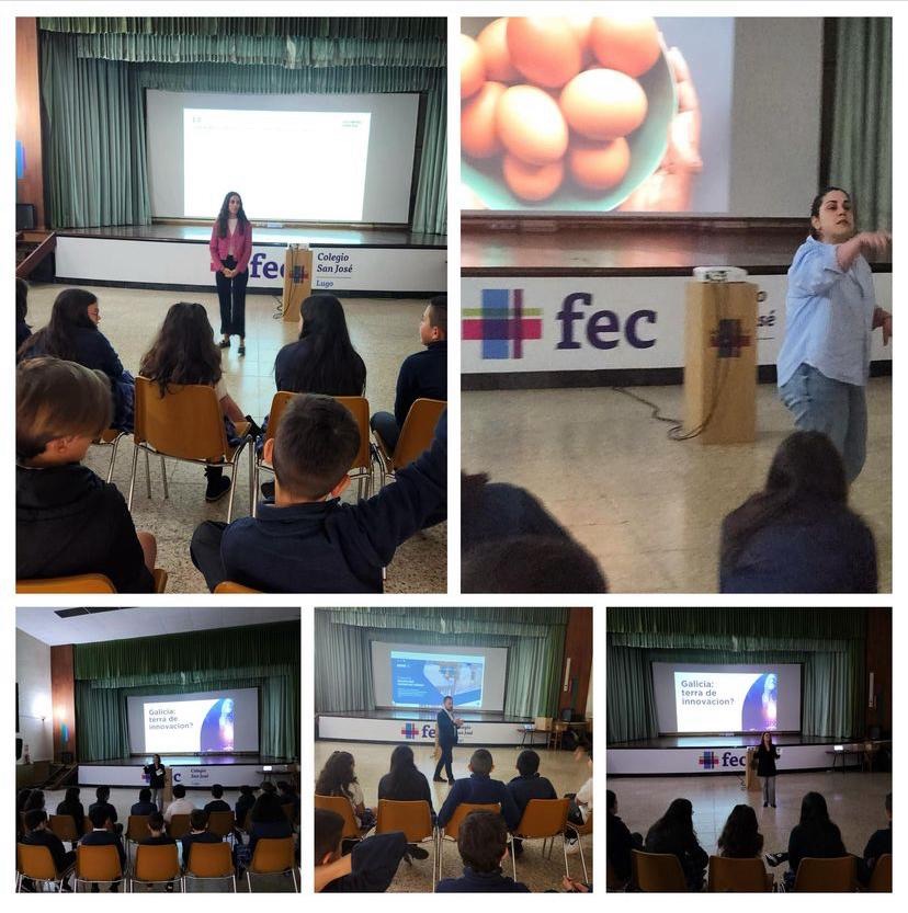 En #Galicia hay innovación. Tenemos la segunda tasa más alta de #emprendimiento biotecnológico en España 🚀

Inspiramos a alumnos de #Lugo sobre nuestra capacidad de innovar, porque Galicia es tierra de #INNOVACIÓN✨

#InnovaciónGallega #TalentoGallego #OrgulloGallego