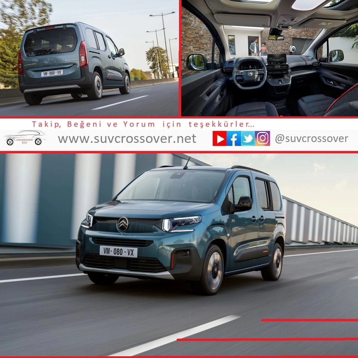 Citroen Berlingo Kombi olarak 1.090.000 TL’den ve Van olarak 860.000 TL’den yollara çıkıyor.

￼suvcrossover.net
#SUVcrossover, #cars, #carinstagram, #instacar, #carsofinstagram, #osmanyavuz, #osmandannameler, #caroffamily, #carpics, #carpictures, #dreamcar,