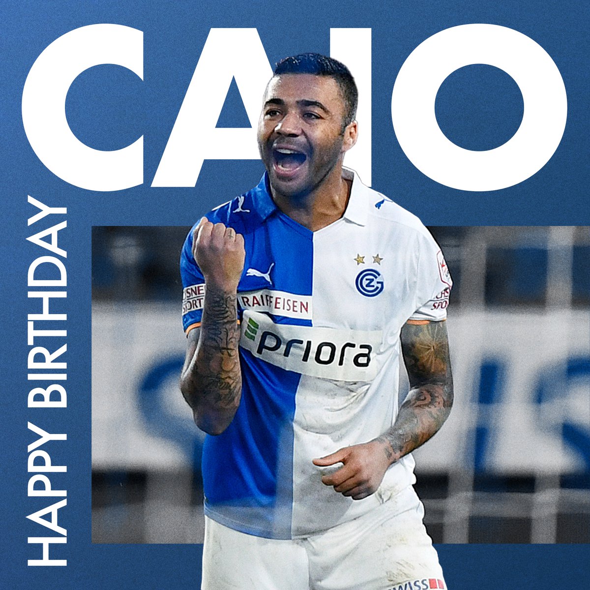 Parabéns Caio 🔵⚪

Unsere Legende feiert heute seinen Geburtstag 🫶
#gc #zürich #traditionsclub