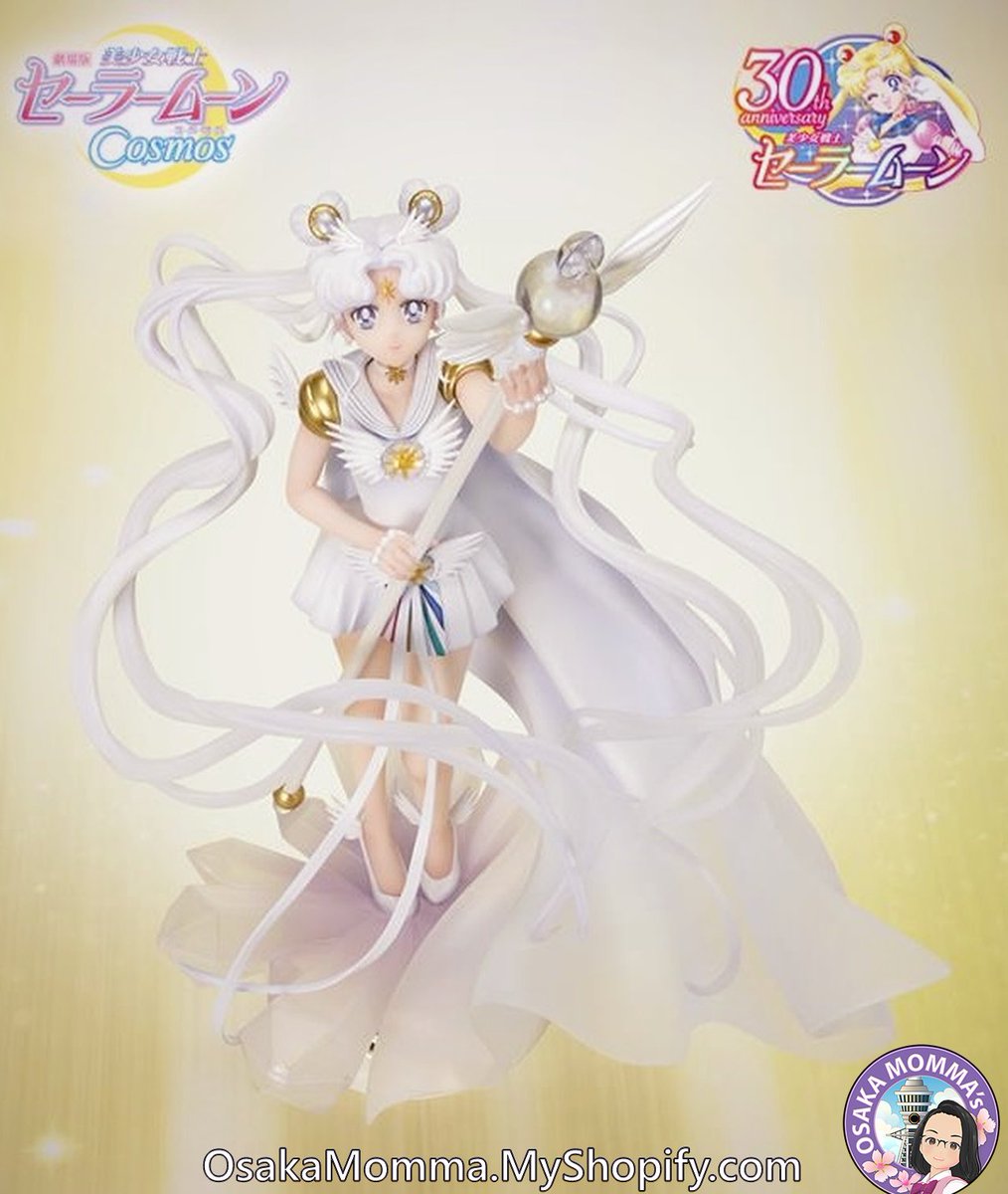 OsakaMomma's tweet photo. Finally!!! Sailor Moon Cosmos Figuarts Zero Chouette is released!!! Available on our website <3 <3

https://t.co/56ufcQlcNB https://t.co/g9yoDQptRl