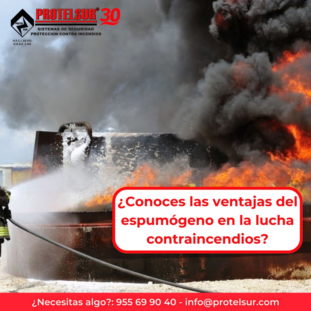 PROTELSUR's tweet photo. 🔥Conoces las ventajas del Espumógeno en la lucha Contraincendios?🔥
Tiene una gran capacidad para sofocar varios tipos de fuegos y es una solución de gran valor en la luca contra incendios. ¿Quieres conocer más sobre el espumógeno? Continua leyendo aquí👉 https://t.co/5P62GARMAb https://t.co/mKxJbr3ZaQ