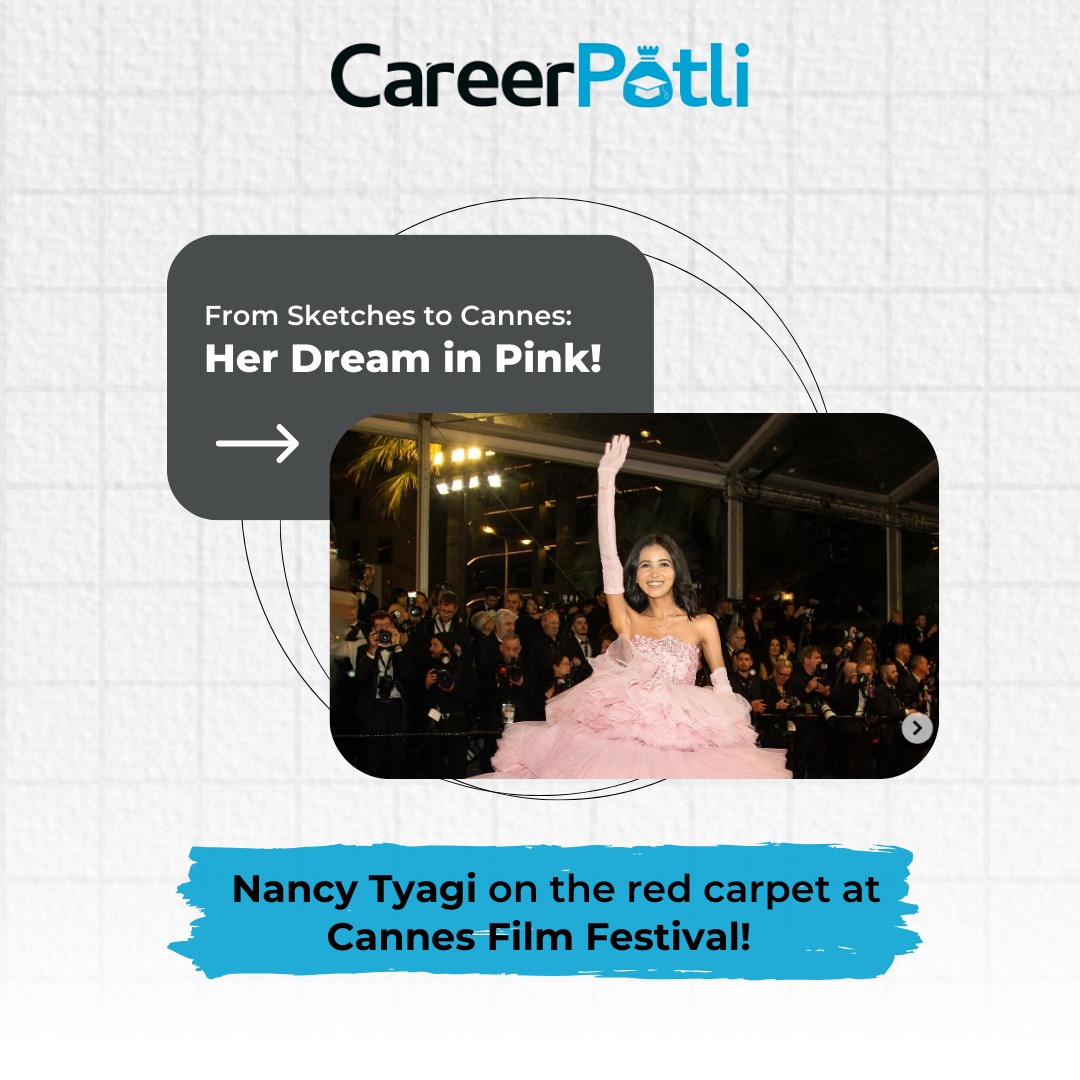 careerpotli's tweet photo. From sketches to stardom, if Nancy Tyagi can do it so can you! Fuel your design passion with adequate knowledge and skill! CareerPotli connects you with the right resources.

#careerpotli #nancytyagi #influencer #cannes #indian #cannes2024 https://t.co/ci85svgA2i