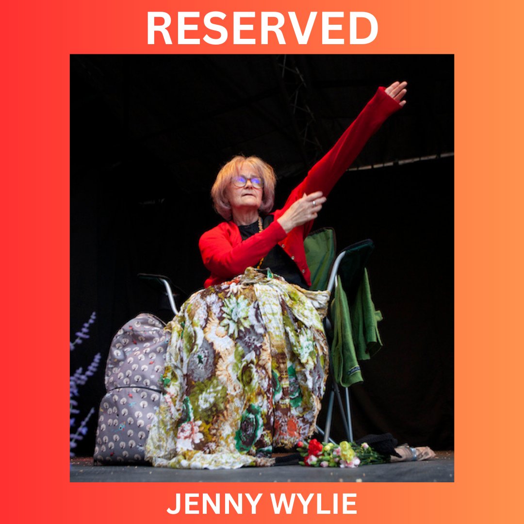 RESERVED performed by Jenny Wylie for the COU COU performance programme OLD TROUTS at the Silk Mill Frome July 23  #performanceart #womenartists <a href="/SilkMillStudios/">Silk Mill</a>
