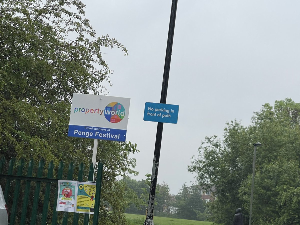 Huge thank you to Property World For your continued sponsorship for the Penge Festival - kicking of a 3 week festival with the opening fete on 1st June at Royston Field @propertyworld26 @SE20Penge @catoralexandra @thepengetourist @NewsInBeckenham @CrystalPalacePK