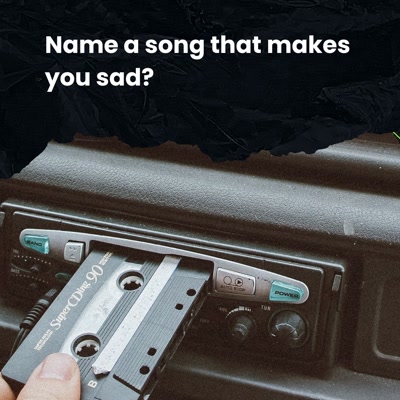 AnnaMusicby's tweet image. Name a song that makes you SAD