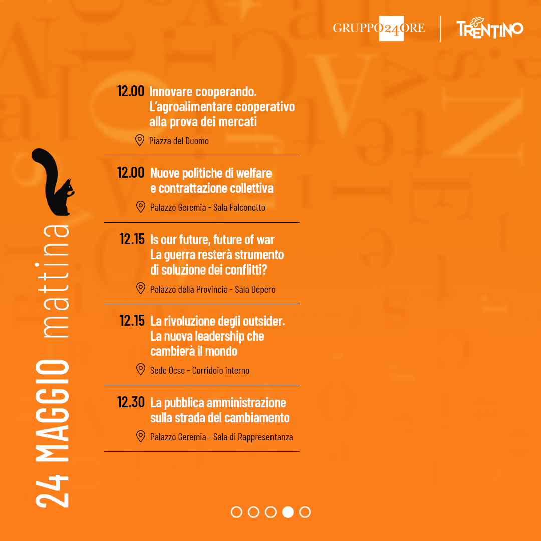 #day2 del #festivalEconomiaTrento! 🐿 Tanti gli argomenti trattati nel corso dei panel di stamattina 🌍 Globalizzazione, transizione verde, politiche industriali; per domandare al mondo: #QuoVadis? 📰 “QUO VADIS. I dilemmi del nostro tempo” 📆 23–26 maggio 2024 📍 Trento