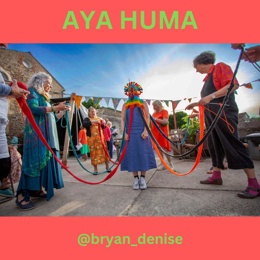 AYA HUMA performed by Denise Bryan for the COU COU performance programme OLD TROUTS at the Silk Mill Frome July 23  #performanceart #womenartists <a href="/bryan_denise/">bryan_denise</a> <a href="/SilkMillStudios/">Silk Mill</a>