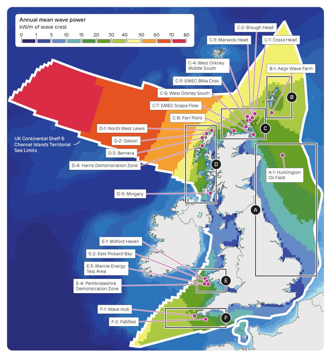 🌊 Wave energy hotspots ⚡️

<a href="/ElecInsights/">⚡️ Electric Insights ⚡️</a> <a href="/iain_staffell/">Dr Iain Staffell</a> 
🔗 reports.electricinsights.co.uk/q1-2024/the-em…