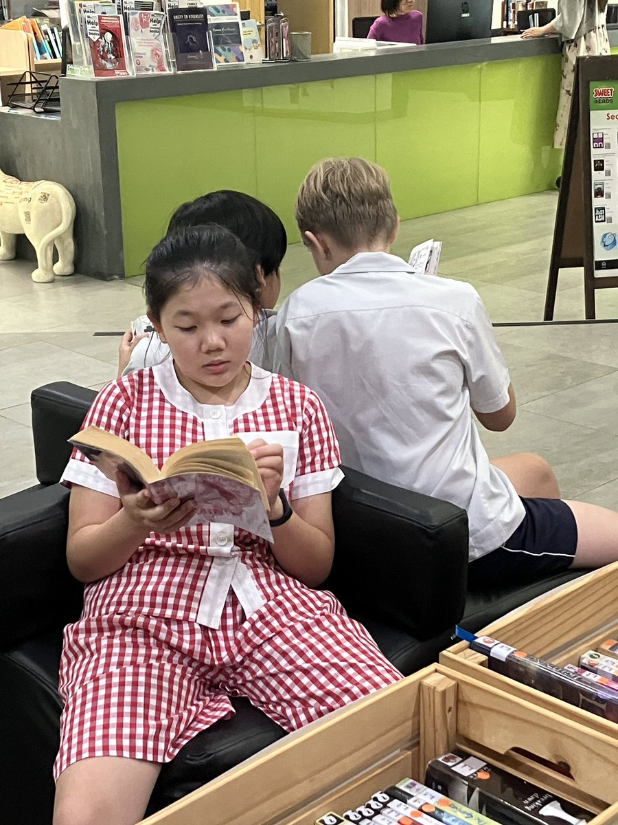 Bangkok Patana Library tweet media