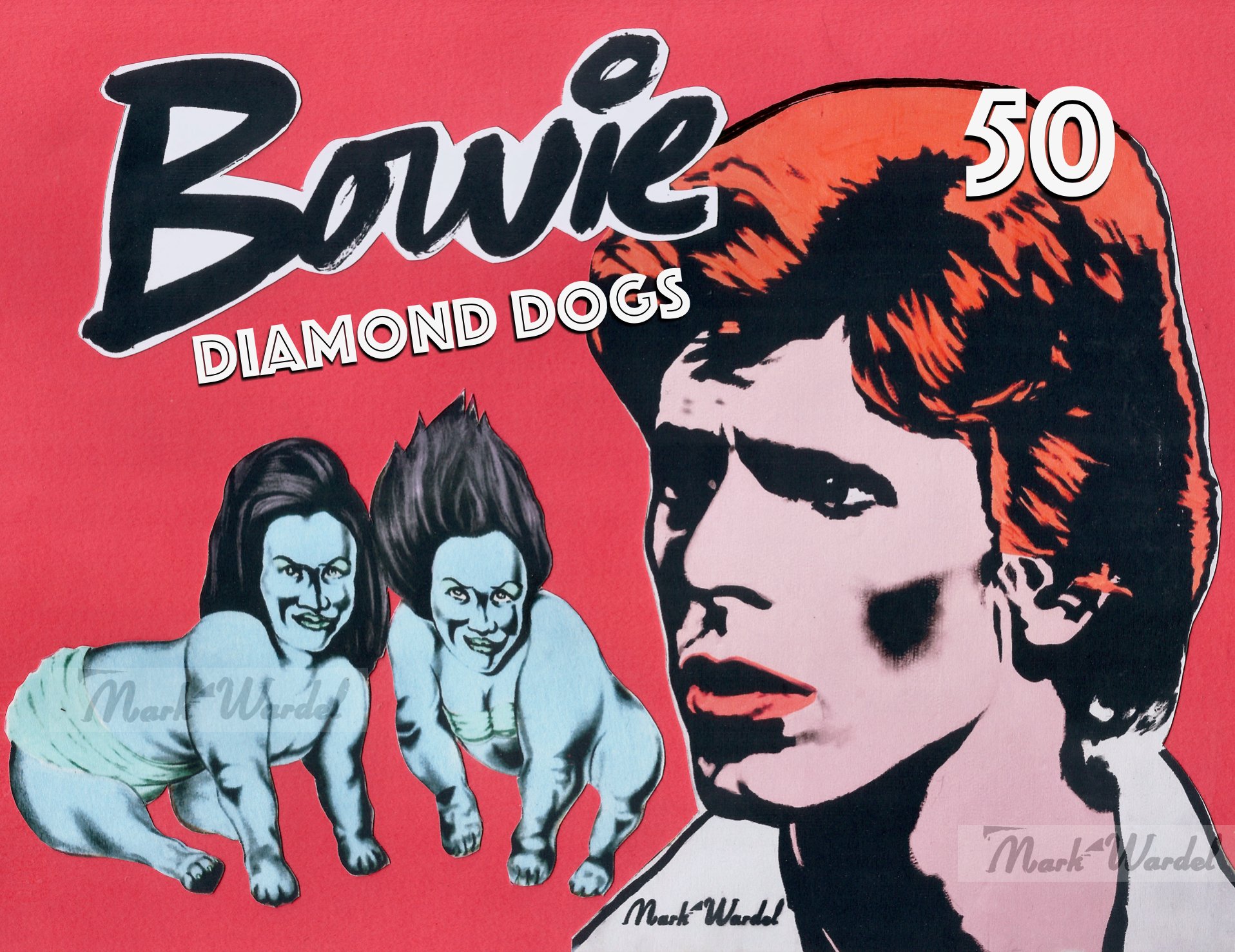 David Bowie Diamond Dogs Poster Diamond Dogs By Bowie (Album; EMI;