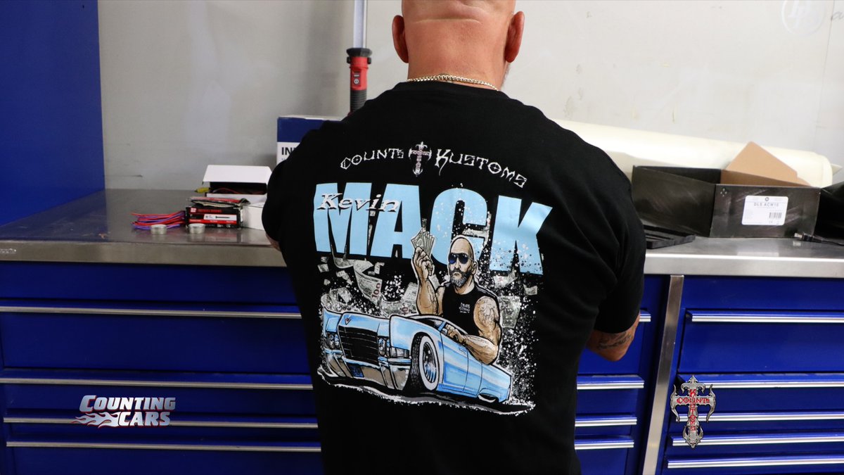 Grab some cast shirts only at Count’s Kustoms! Collect them all before they're gone! Art by @TEstradaArt #countskustoms #countingcars #lasvegas #history #shirts #merch @CountsKustoms_S @DannyCountKoker @TheHornyMike @MackDaddyLV