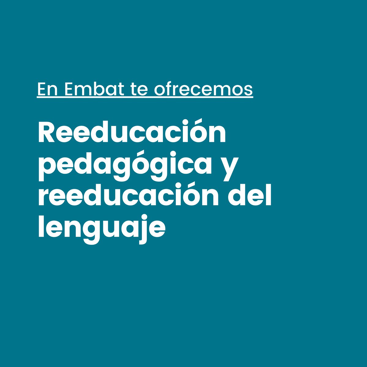 aspaceib's tweet image. En Fundació Aspace contamos con el servicio de neurorrehabilitación #Embat, donde ofrecemos intervenciones de reeducación pedagógica y reeducación del lenguaje para apoyar al alumnado en su desarrollo educativo. 

🧵👇