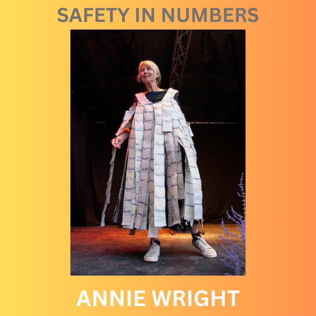 SAFETY IN NUMBERS performed by Annie Wright for the COU COU performance programme OLD TROUTS at the Silk Mill Frome July 23  #performanceart #womenartists  <a href="/SilkMillStudios/">Silk Mill</a>