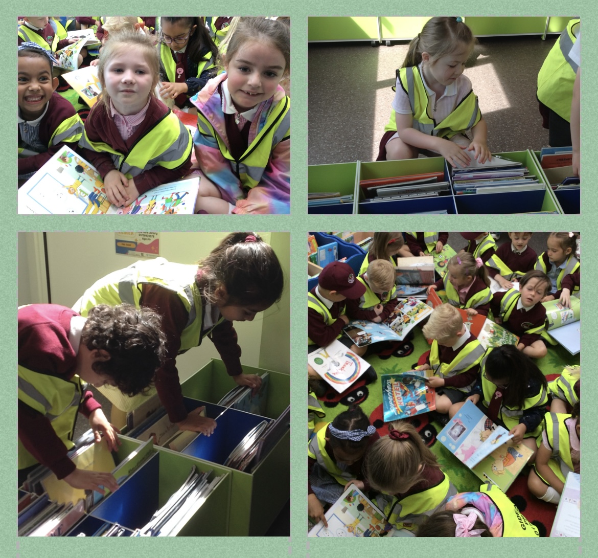 Staying with visits but moving somewhat closer to home, Reception had a fabulous time at the library this week!