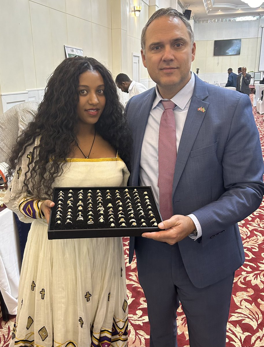 JoshuaTabah's tweet photo. Honoured to celebrate a great 🇨🇦-🇪🇹 partnership: the $19m EMERTA project by #MEDA. 

More than 17000 producers increased yields and profits in rice, veg and gemstones. Huge impact!

Important contribution to prosperity and resilience of the great people of #Amhara region. https://t.co/jKp2YW2D4W