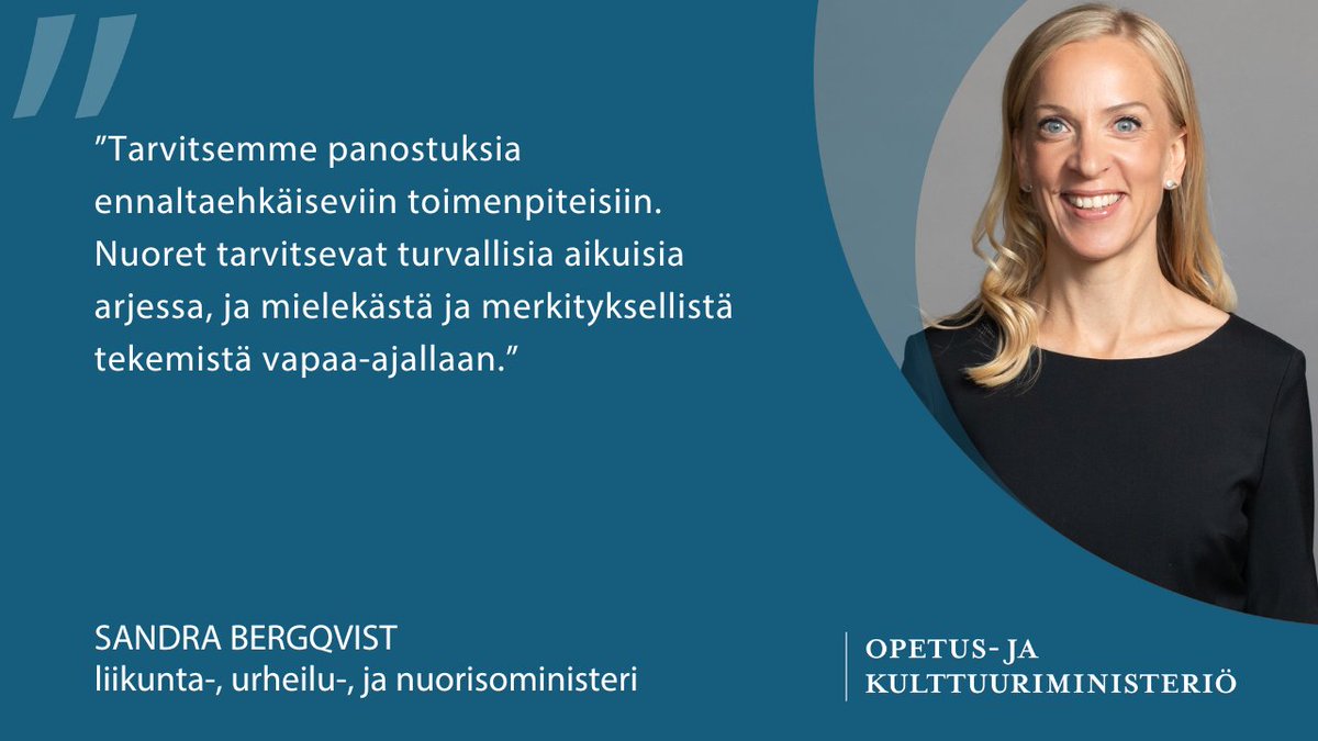 Hallitus päätti 25.4. toimenpideohjelmasta nuoriso- ja jengirikollisuuden ehkäisemiseksi ja torjumiseksi.
OKM ja @Opetushallitus järjestivät nuorten jengiytymisen ja rikollisuuden ehkäisemisen hankkeiden tapaamisen. Tavoitteena jakaa tietoa ja kokemuksia.