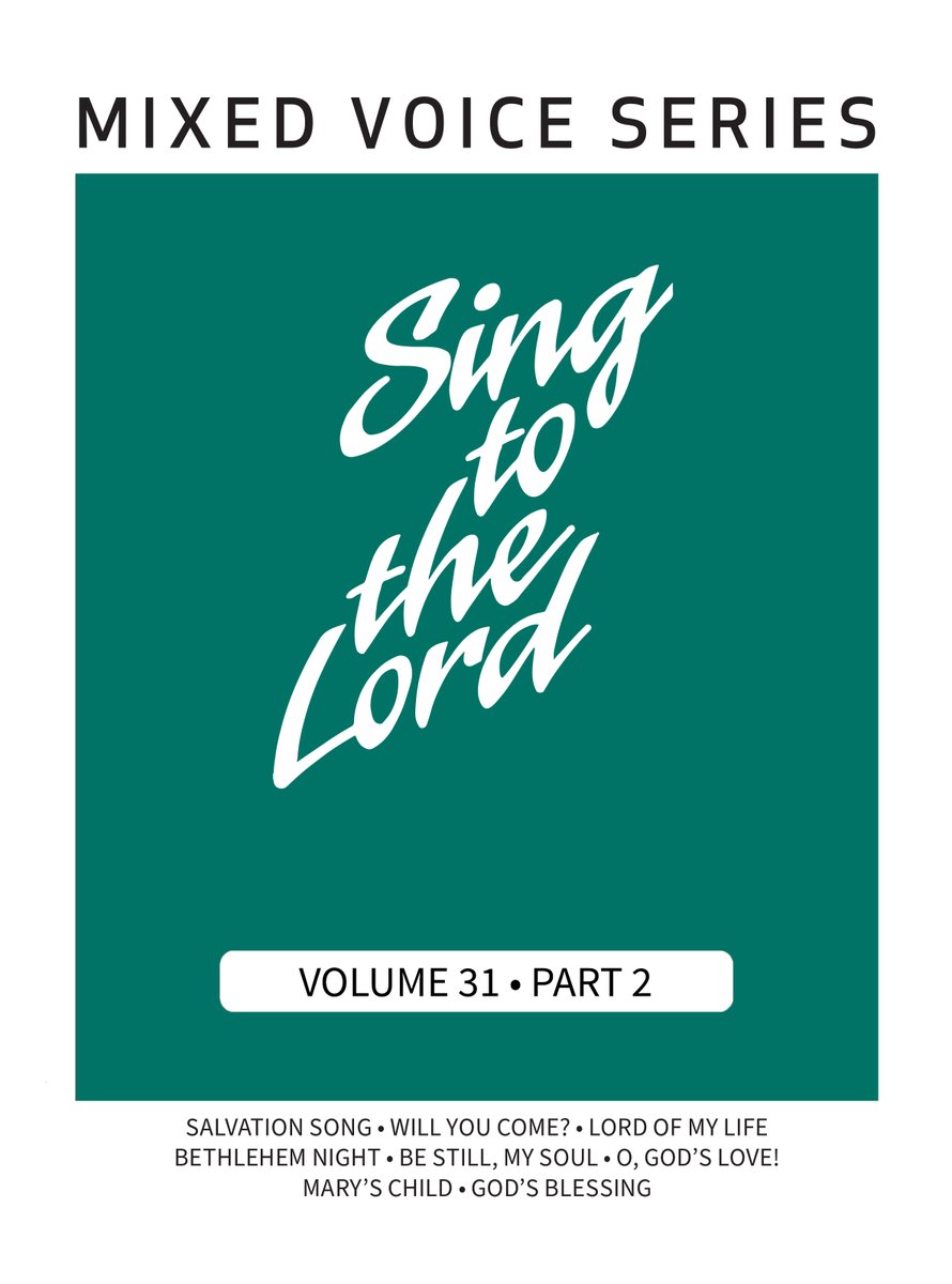 Shop_SPS's tweet image. Sing to the Lord Vol. 31, Part 2 is out now! With melodic lines that speak to the listener's heart &amp;amp; lyrics that provide strength and hope, this is definitely an exciting edition of Mixed Voices.

You can also purchase the sheet music for your group.

t.ly/kUVez