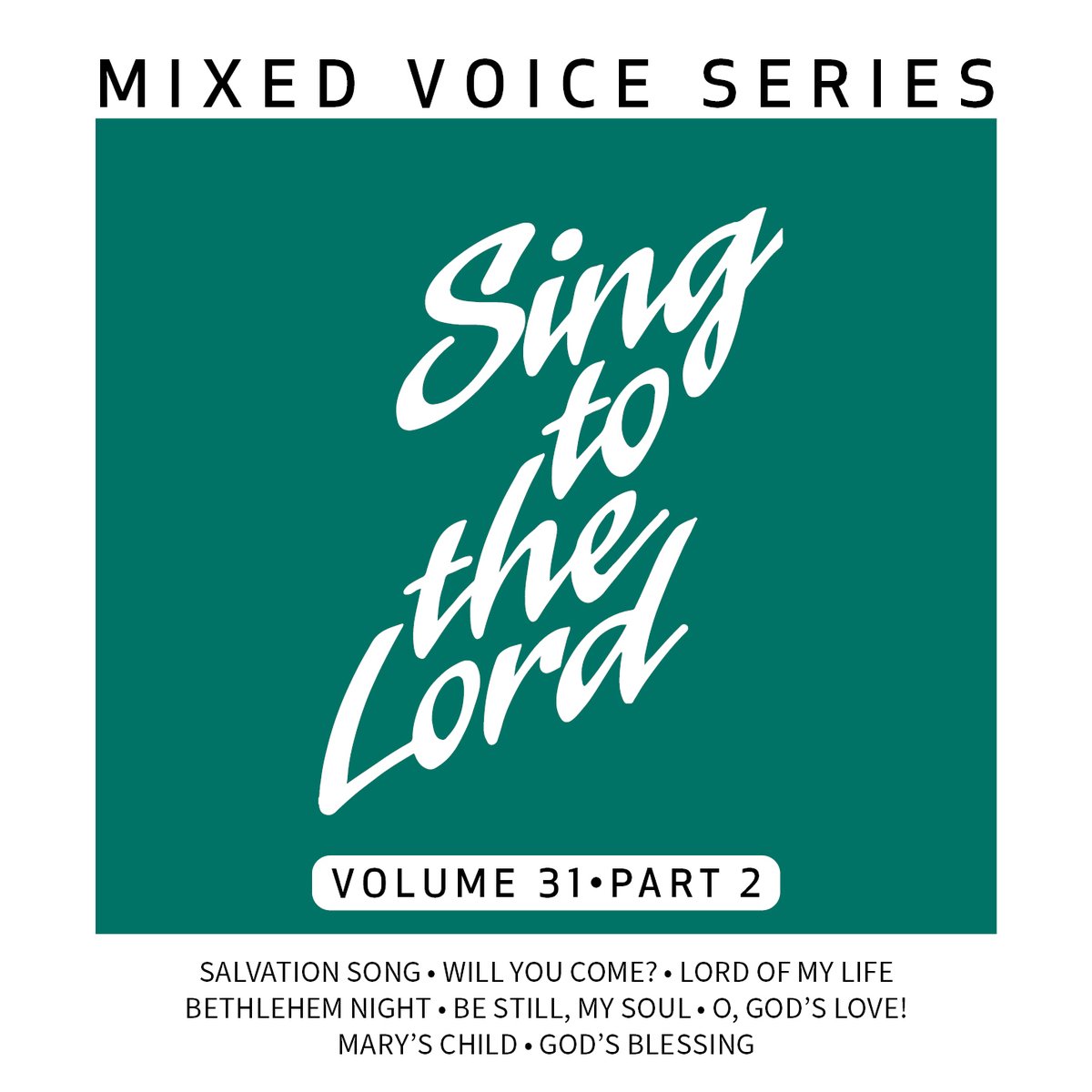 Shop_SPS's tweet image. Sing to the Lord Vol. 31, Part 2 is out now! With melodic lines that speak to the listener's heart &amp;amp; lyrics that provide strength and hope, this is definitely an exciting edition of Mixed Voices.

You can also purchase the sheet music for your group.

t.ly/kUVez
