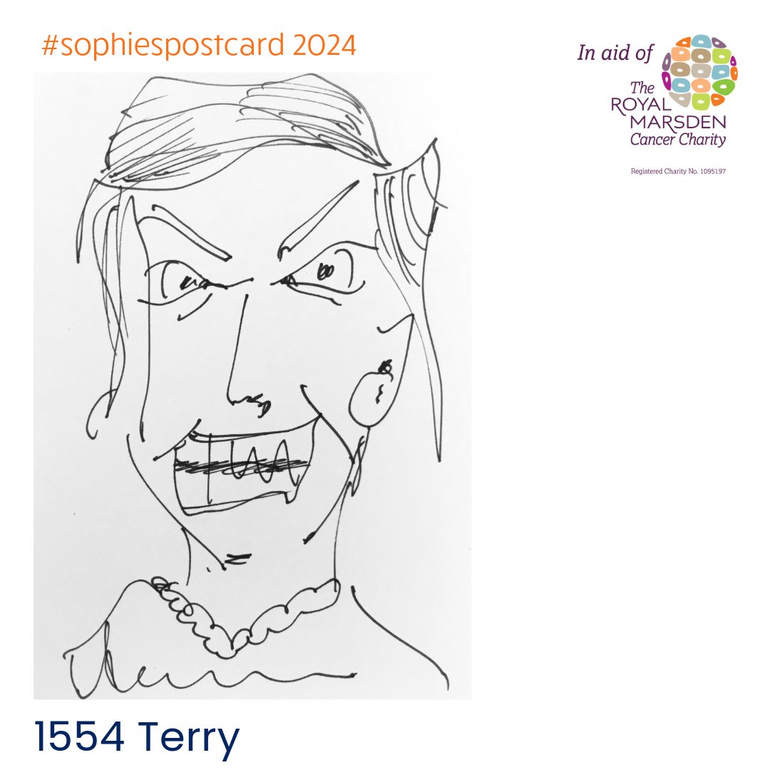 Thanks to the #secretartist who donated this wonderful #sophiespostcard for @royalmarsden Contributing Artist List published 1st June Auction runs for 10 days on eBay & ends Sat 29th / Sun 30th June 2024 Catalogue 2024 available to pre order kck.st/3xXVlYV