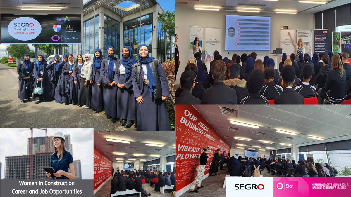 Thank you @SEGROplc for hosting such an insightful event on the various careers linked to the construction industry. #BreakingStereotypes #Aspirations #PersonalDevelopment #CareersInConstruction #SEGRO #LearningToWork