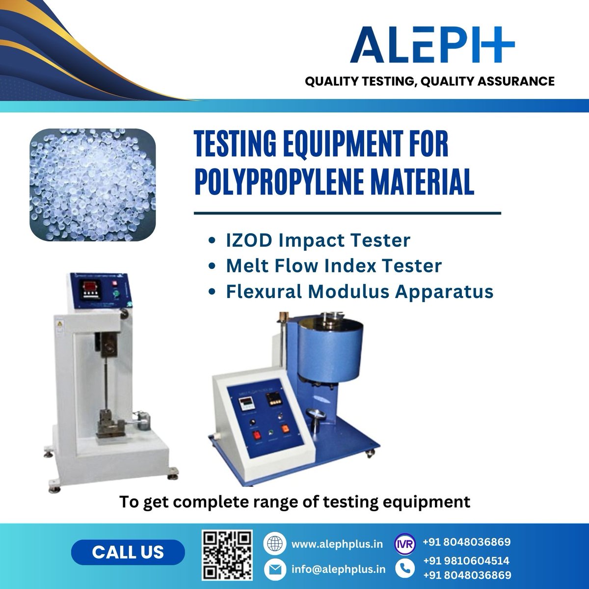 aleph_plus's tweet photo. TESTING EQUIPMENT FOR POLYPROPYLENE MATERIAL...
#testers #testing #testingequipment #labtesting #labtestingequipment #strengthtester #quality #qualitytesting #alephplus #Durability #polypropylene #meltflowindextester #izodimpacttester #flexuralmodulus https://t.co/Arx43bPuz3