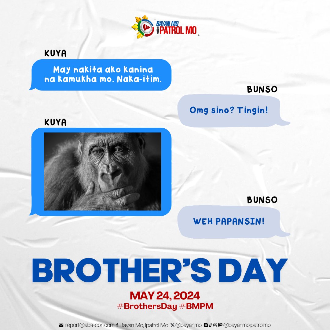 Madalas man magkasagutan 'pag may problema, ikaw pa rin ang tatawagan. 🤗 Happy Brother’s Day, Kuys! #BrothersDay #BMPM