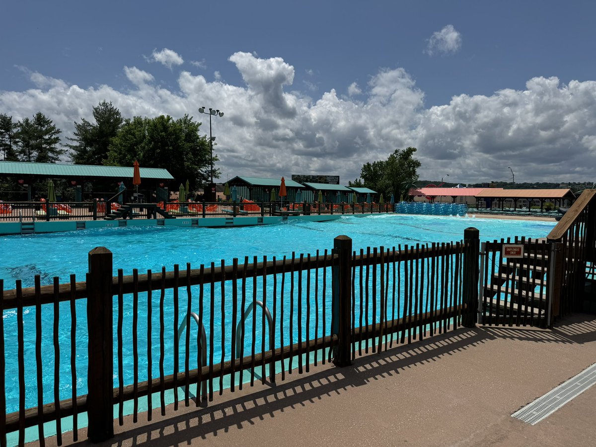 It won’t be quiet for long!!!  #WhiteWaterBranson opens Saturday!!