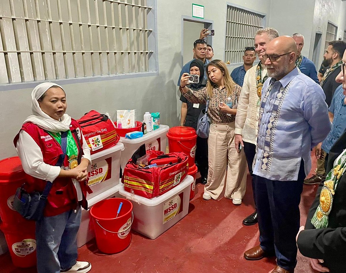 UNODC_SEAP's tweet photo. "This jail facility, opened with @UNODC support in partnership with @BJMP and @DFAT, is a model. It is a testament to the government's commitment to criminal justice, prisoner rehabilitation &amp; peace."

- Regional Rep. @M_Karimipour at the inauguration of New #Marawi City Jail. https://t.co/NjqmIdZyGt