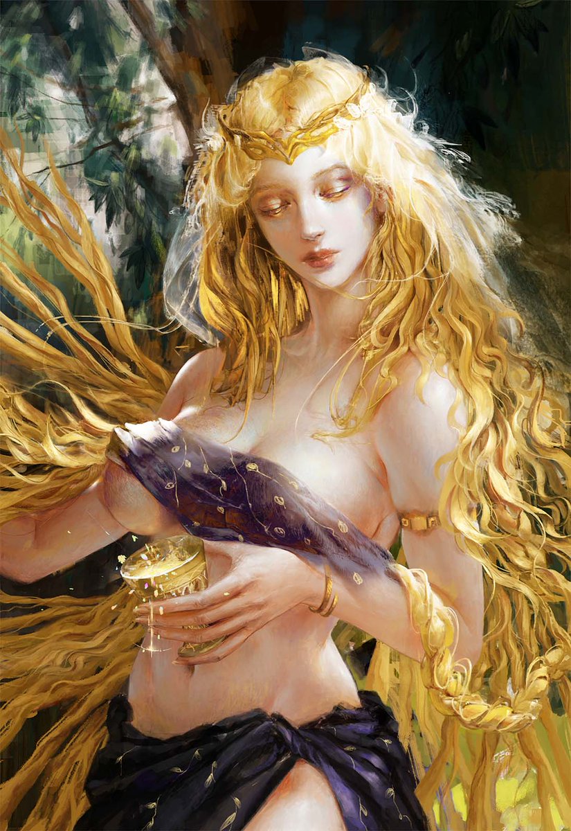 kem1888's tweet photo. A Elden Ring  FanArt：Golden Marika      

Artist：Jiwen / ZHAOzhao  #EldenRing #Fanart https://t.co/0Y5CvXzn4y