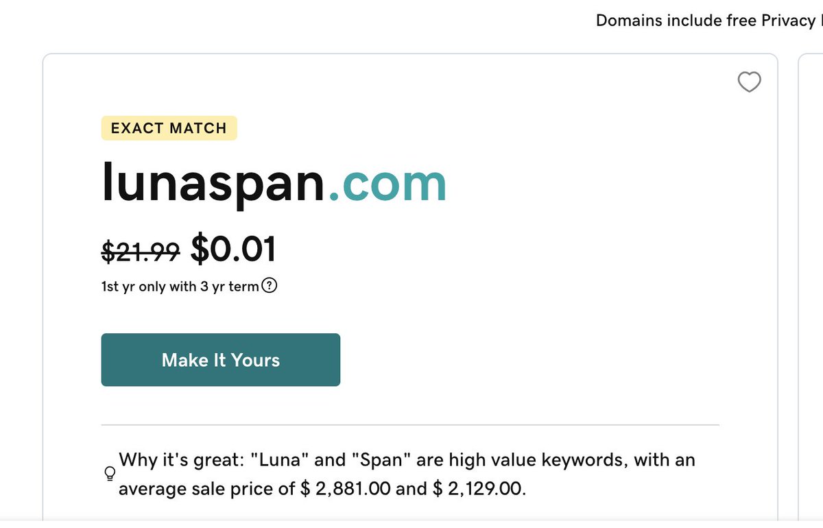 gisnr1988's tweet photo. Would You Register This Cool-Sounding Business Name for $6.99 at
@Porkbun
?
#domainnames #domainideas #startup #crypto #bitcoin #ai #brand https://t.co/BJJRzA4MdD
