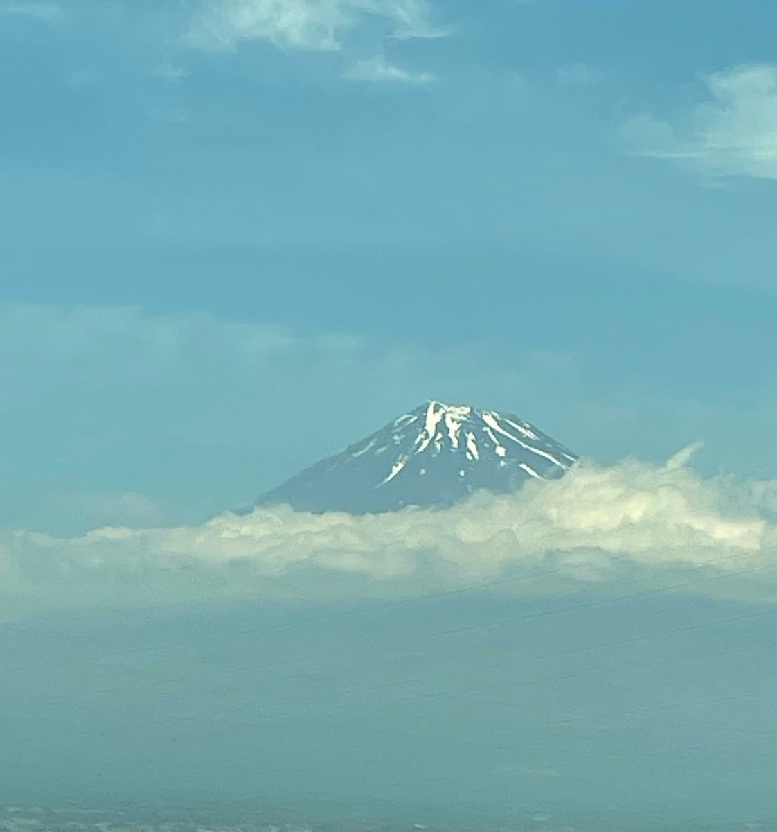 今日の富士山…いい事ありますように