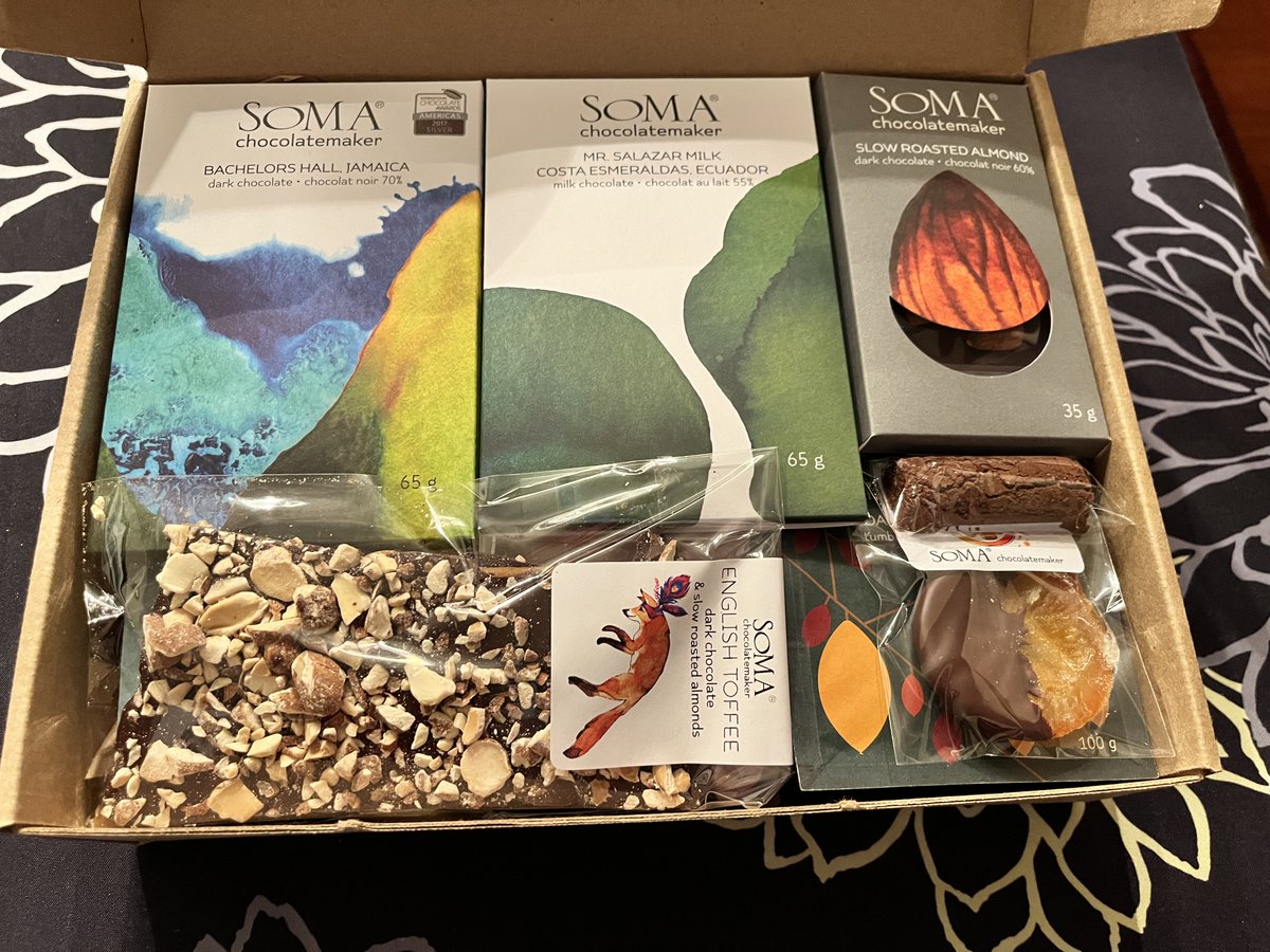 Thank you to my #lawsummersanta2024 for the delicious chocolate from Soma!!