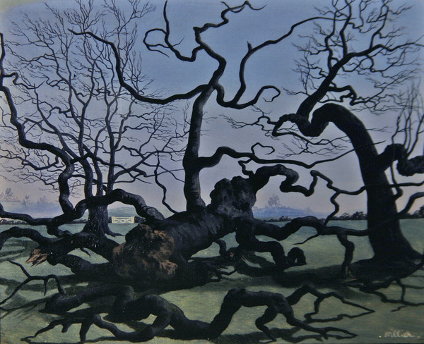 Tristram Hillier. 'Trees in November,' 1943.