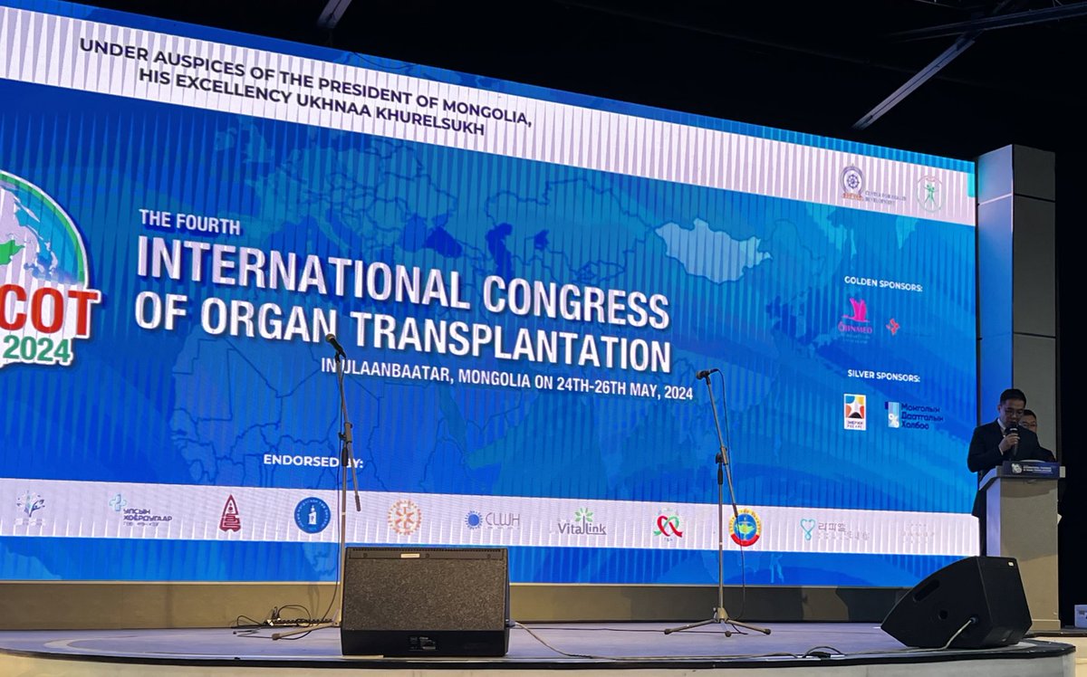 It’s an honour to be part of 🇲🇳 Mongolian International Congress on #OrganTransplantation this week. With a focus on #innovation, and a great program inclusive of the multidisciplinary expertise needed for success in #donation & transplantation.