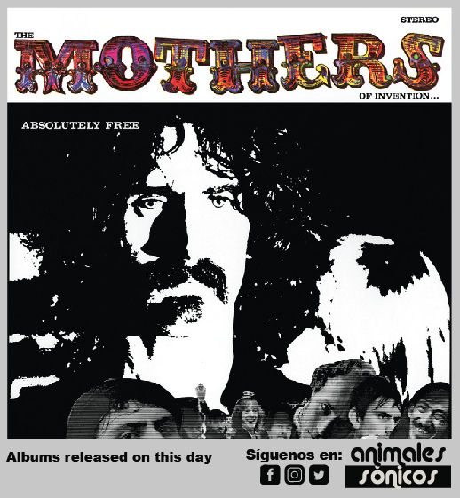 'Absolutely Free', segundo álbum de The Mothers of Invention, se lanzó el 26 de mayo de 1967. #music #avantgarde #psychedelicrock #avantpop #jazzrock