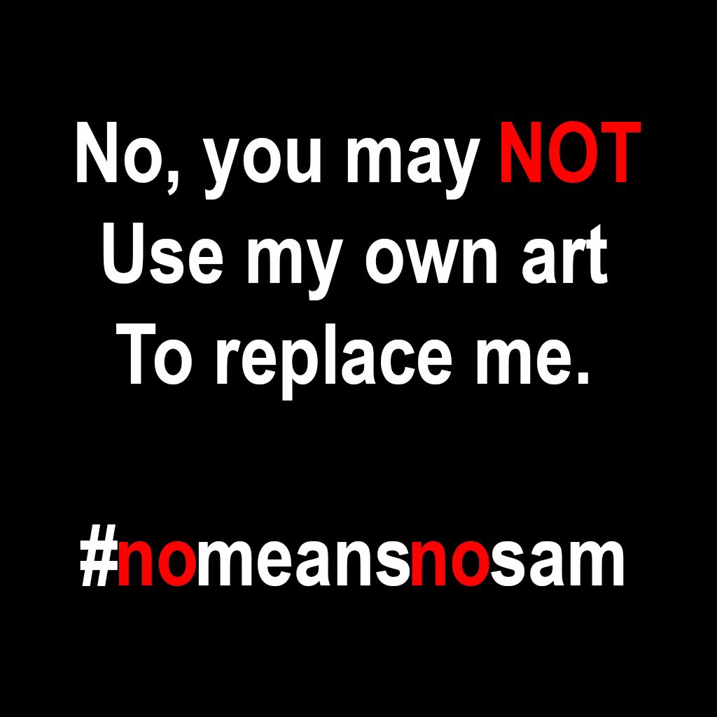 saundersphil's tweet photo. #noai #NoAIart #nomeansnosam https://t.co/VoLQWt4GKG