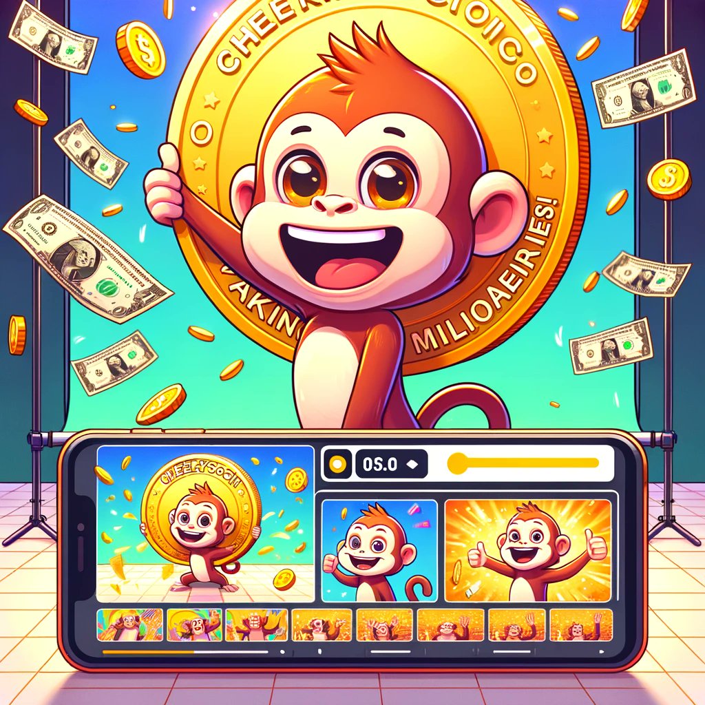 cheekycoin's tweet photo. 🎉 Watch CheekyCoin make millionaires! Our playful mascot shows you the fun and fortune that comes with CheekyCoin. Ready to join the party? 💰🚀 

#CheekyCoin #CryptoMillionaire #GetRichQuick #JoinTheRevolution https://t.co/W4VQBzoSW6