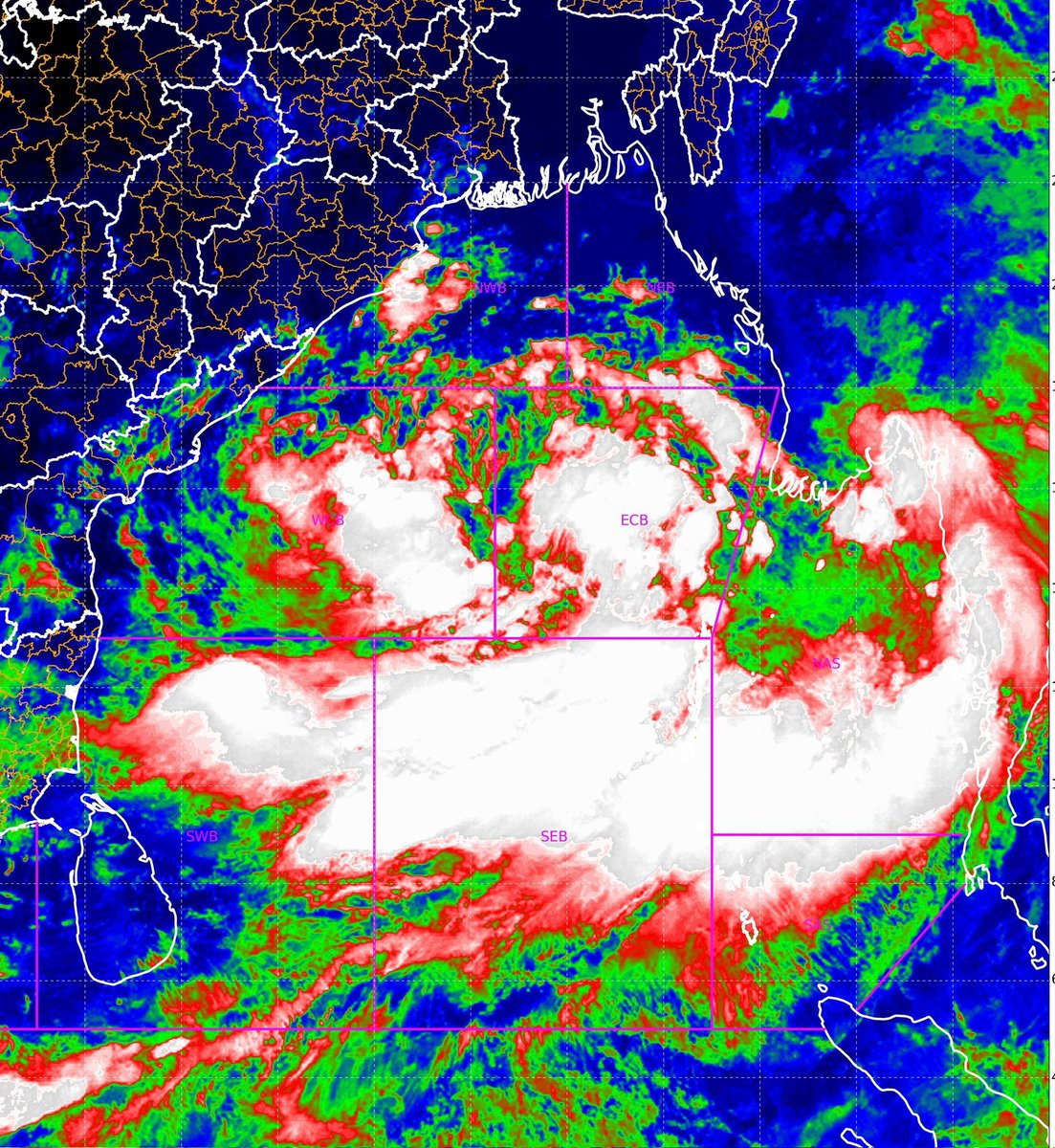 usd0705's tweet image. Depression is very likely to continue to move northeastwards &amp;amp; #intensify further into a #CyclonicStorm over eastcentral Bay of Bengal by #25th morning. Subsequently, it would move nearly #northwards, intensify into a #SevereCyclonicStorm by #25thevening.