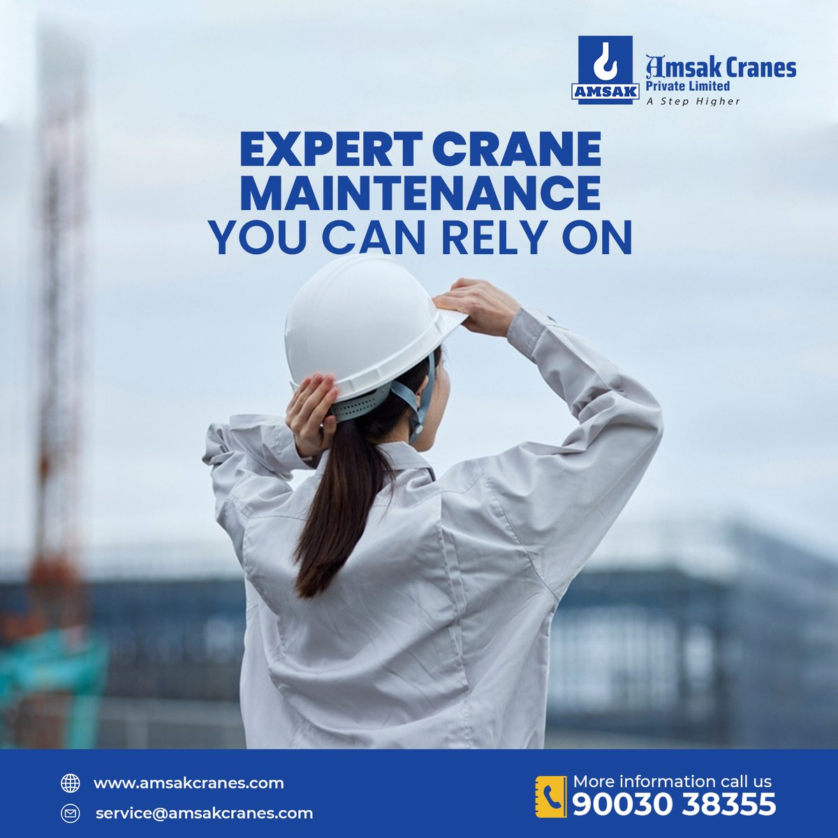 At AMSAK, we deliver expert crane maintenance to ensure peak performance and safety. Trust us for inspections, repairs, and tailored solutions to minimize downtime and maximize efficiency.

#preventativemaintenance #manufacturingprocess #materialhandlingequipment #cranehire #eot