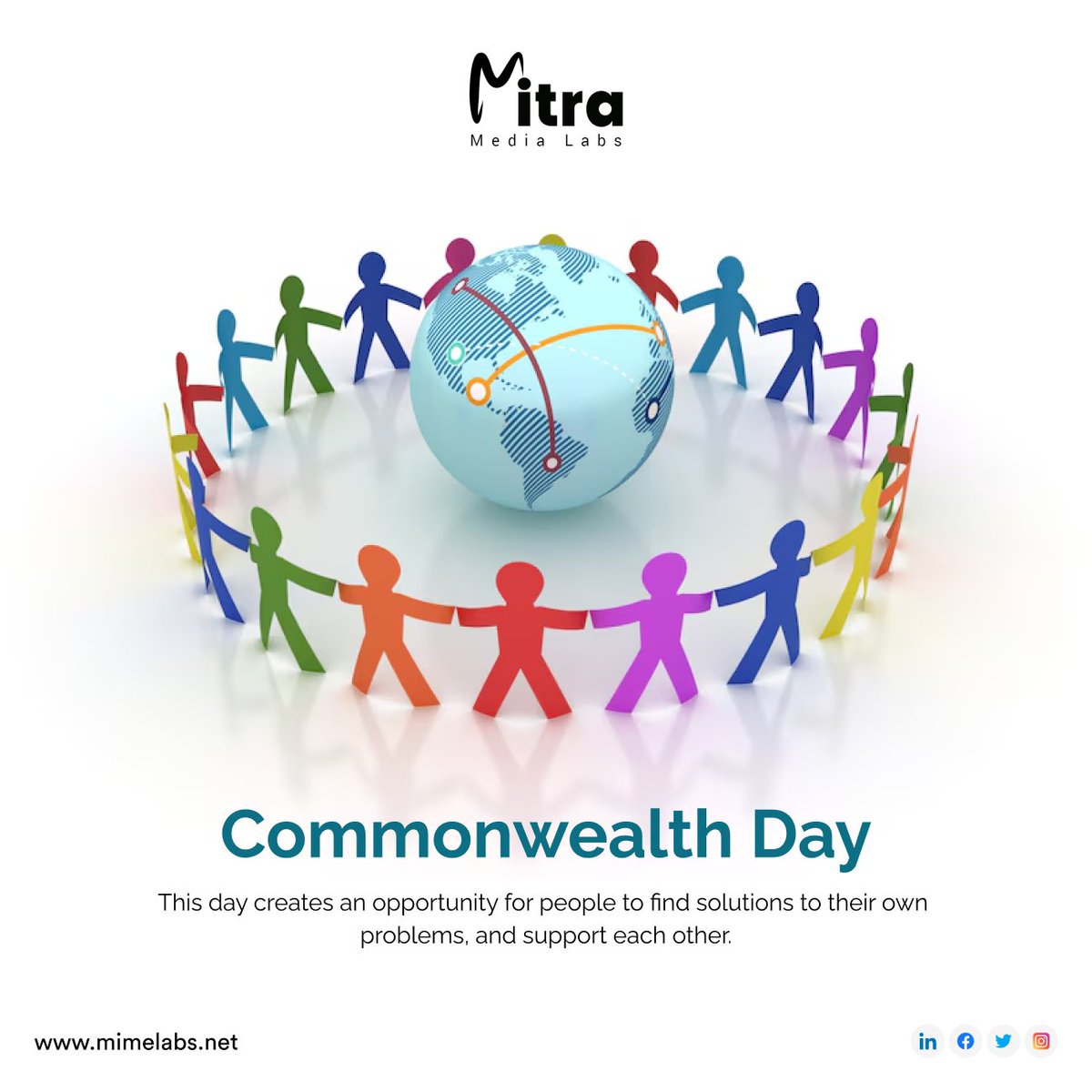 The occasion of Commonwealth Day reminds us that today is the day to come together and discuss how we can overcome different problems. Warm wishes on this day to all”

#CommonwealthDay #OurCommonwealth #GlobalCommunity #UnityInDiversity #CommonwealthYouth #MitraMediaLabs #2024