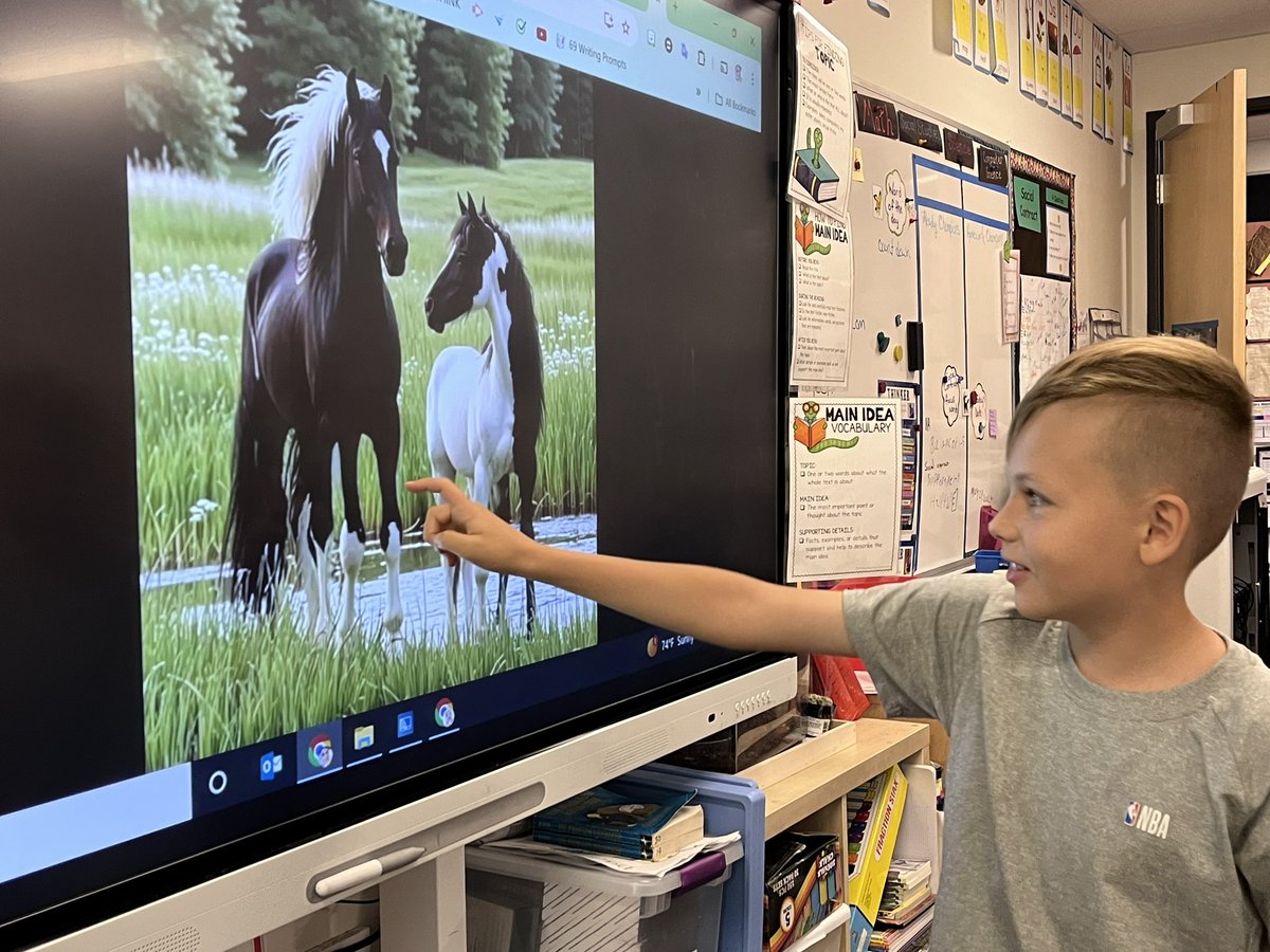 clstward1's tweet photo. Terrific conversation about Internet Integrity w/ @EPIC_academics #4thgrade discussing &amp; pointing out impossibilities on a posted “photography” image. They noted 5 legs each, 3 ears &amp; more. #gccLevelUp #UnleashingGreatness @gcc_jsample https://t.co/5ncK3D9awQ