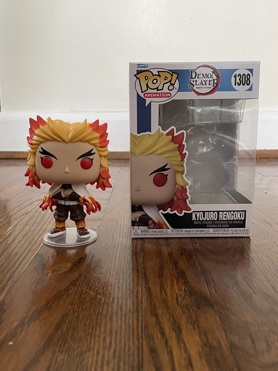 StormCall3r's tweet photo. My first Funko Pop I got was Kyojuro Rengoku from Kimetsu No Yaiba (Demon Slayer).🔥 https://t.co/FmTocovAhH