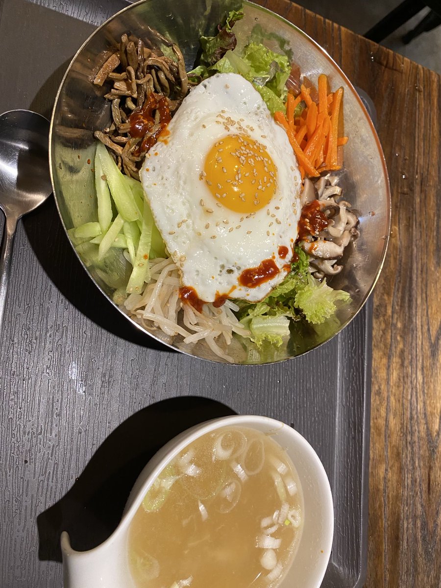 y0909h2002's tweet photo. お昼は久しぶりに韓国料理 https://t.co/HpcJReJ0h2